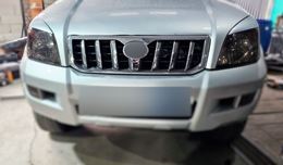 Реснички на фары Toyota Land Cruiser Prado J120 2002-2009 